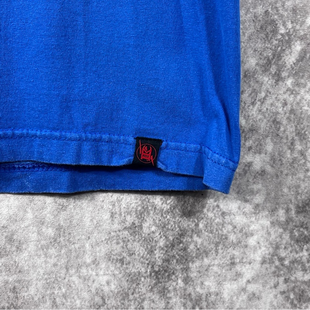 Imking Mens Large Blue Graphic Baseball I’m King Or Die We The Leaders Shirt - Picture 5 of 9